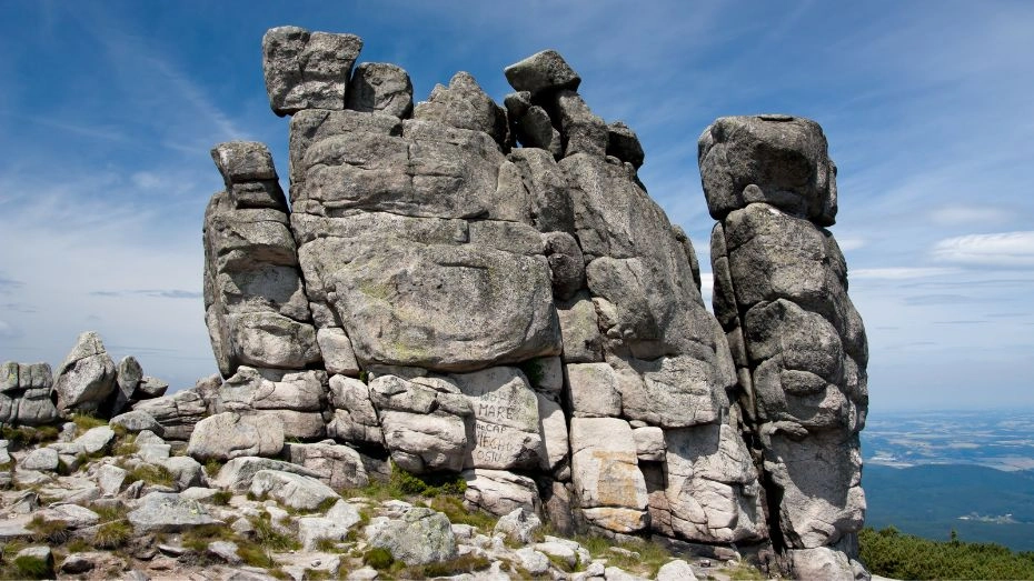 Formacje skalne w Karkonoszach - Pielgrzymy